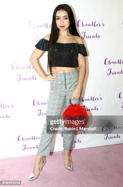 Laura Krystine attends Chandler's Friends Toy Drive and Wrapping Party at Los Angeles Ballet Academy on December 10, 2017 in Encino, California.