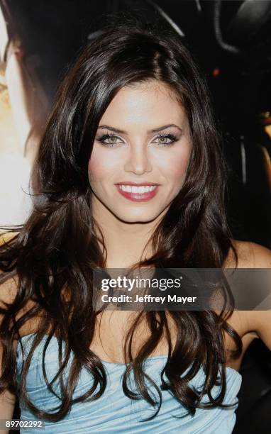 Actress Jenna Dewan arrives to the Los Angeles Special Screening of "G.I. Joe: The Rise of Cobra" at the Grauman's Chinese Theatre on August 6, 2009...