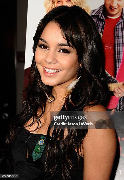 Actress Vanessa Hudgens attends a special screening of "Bandslam" for Girls Scouts of America at the Harmony Gold Preview House and Theater on August...