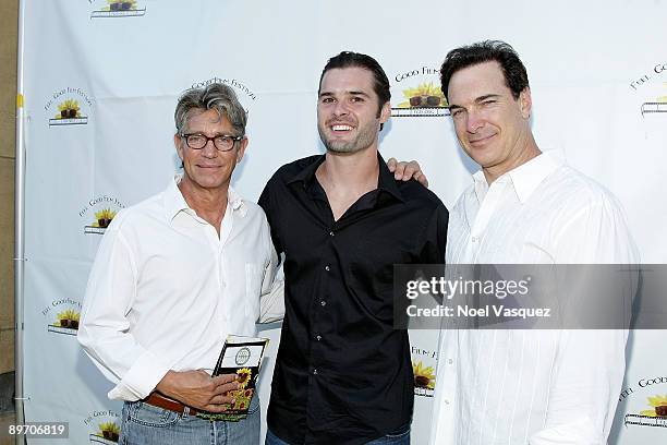 Eric Roberts, Chris Dowling and Patrick Warburton attend the 2nd Annual "Feel Good" Film Festival at the Egyptian Theatre on August 7, 2009 in...