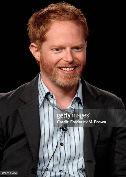 Actor Jesse Tyler Ferguson of the television show "Modern Family" speaks during the ABC Network portion of the 2009 Summer Television Critics...