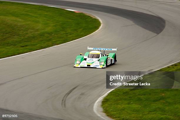 Chris Dyson and teammate Guy Smith, drivers of the Dyson Racing Team Inc BP/Mazda, during the American Le Mans Series Acura Sports Car Challenge at...