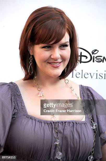 Actress Sara Rue arrives at Disney-ABC Television Group Summer Press Tour Party at The Langham Hotel on August 8, 2009 in Pasadena, California.