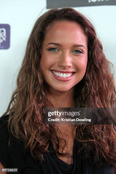 Actress Maiara Walsh arrives for the DoSomething.org Celebrates The Power Of Youth party at Madame Tussauds Wax Museum on August 8, 2009 in...