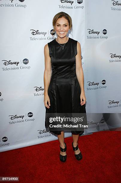 Amy Brenneman arrives to the 2009 Disney-ABC Television Group Summer TCA Tour held at The Langham Resort on August 8, 2009 in Pasadena, California.