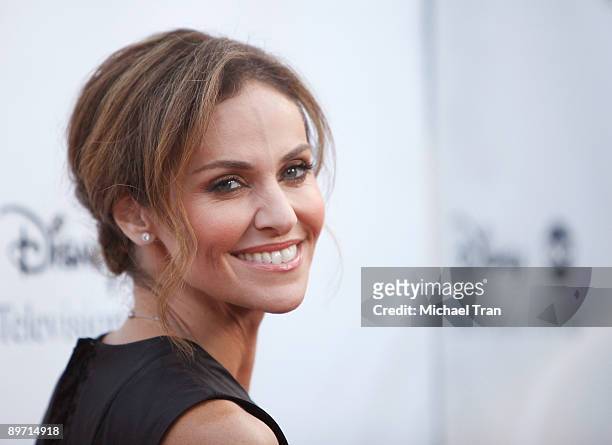 Amy Brenneman arrives to the 2009 Disney-ABC Television Group Summer TCA Tour held at The Langham Resort on August 8, 2009 in Pasadena, California.