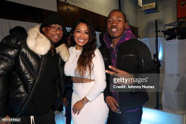 Maino, La La Anthony, and 2 milly attend The 2017 "Winter Wonderland" Holiday Charity Event hosted by La La Anthony at Gauchos Gym on December 21,...