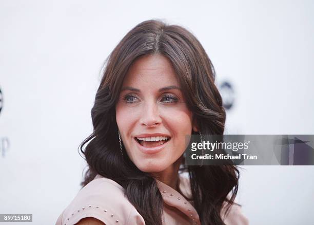 Courteney Cox arrives to the 2009 Disney-ABC Television Group Summer TCA Tour held at The Langham Resort on August 8, 2009 in Pasadena, California.