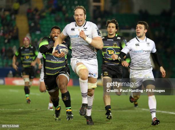 Alun Wyn Jones, Ospreys