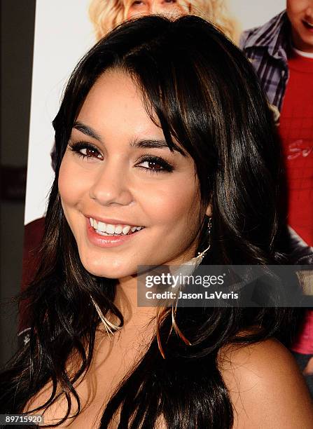 Actress Vanessa Hudgens attends a special screening of "Bandslam" for Girls Scouts of America at the Harmony Gold Preview House and Theater on August...