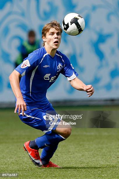 Alexandr Kokorinof FC Dynamo in action during the Russian Football League Championship match between FC Dynamo Moscow and FC Terek Grozny at the...