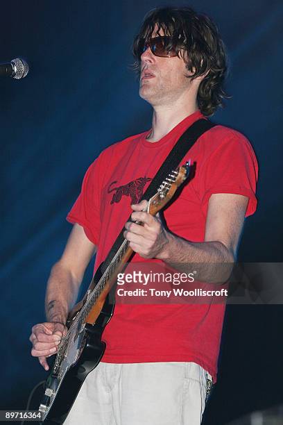Jason Pierce of Spiritualized performs during day 3 of The Big Chill Music Festival at Eastnor Castle on August 8, 2009 in Ledbury, England.