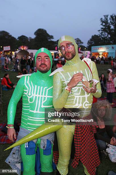 Atmosphere during The Big Chill Music Festival day 3 at Eastnor Castle on August 8, 2009 in Ledbury, England.