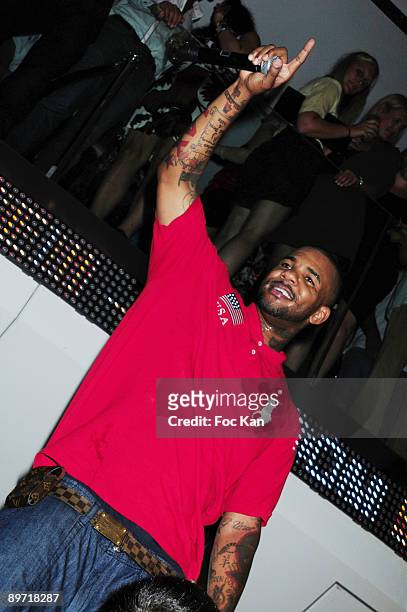 Rap artist The Game attends The Game Party at the VIP Room St Tropez on July 31, 2009 in St Tropez, France.