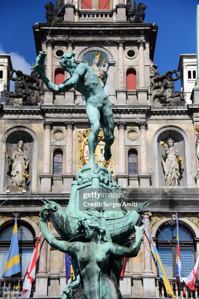 Brabo Statue in Antwerp
