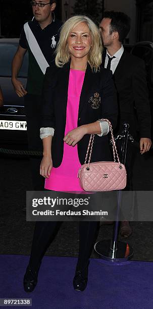 Heidi Range attends the WTA Tour Pre-Wimbledon Party hosted by Ralph Lauren and Sony Ericsson at Kensington Roof Gardens on June 18, 2009 in London,...