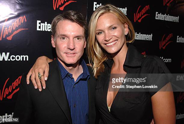 Dave Morris, President and Publisher of Entertainment Weekly and Natasha Henstridge