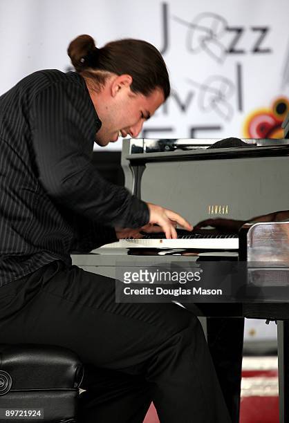 Alfredo Rodriguez performs at George Wein's CareFusion Jazz Festival at Fort Adams State Park on August 9, 2009 in Newport, Rhode Island.