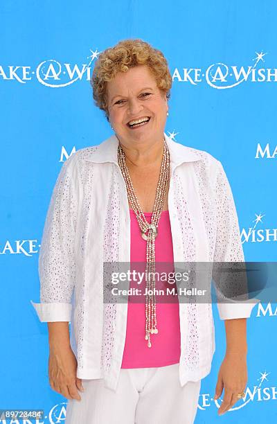 Actress Marianne Muellerlile attends the Make-A-Wish 16th Annual "Uncork A Wish" Wine Tasting And Auction at the Bel Air Bay Club on August 9, 2009...