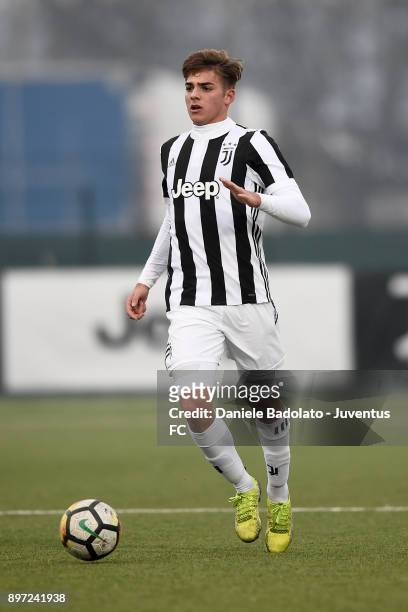 Alessandro Tripaldelli during the U19 match between Juventus and Sampdoria at Juventus Center Vinovo on December 22, 2017 in Vinovo, Italy.