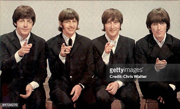 Paul McCartney, Ringo Starr, John Lennon and George Harrison at Top Of The Pops