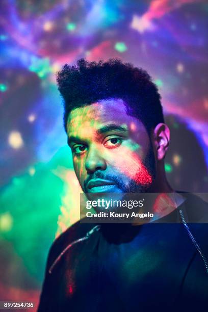 Musician The Weeknd is photographed for Billboard Magazine on November 16, 2017 in Los Angeles, California.