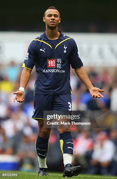 John Bostock of Tottenham Hotspur in action during the pre season friendly between Tottenham Hotspur and Olympiakos at White Hart Lane on August 9,...