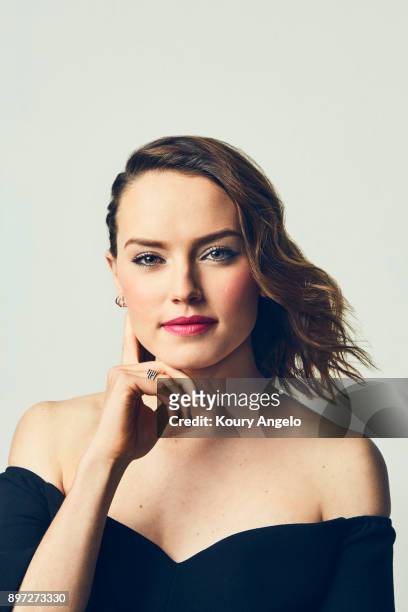 Actress Daisy Ridley is photographed for People Magazine on July 25, 2017 at D23 Expo in Los Angeles, California.