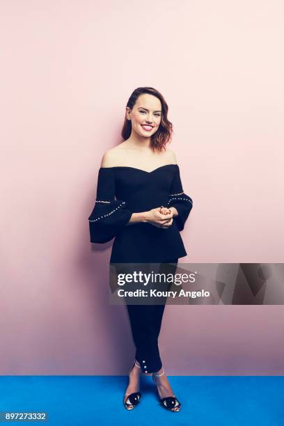 Actress Daisy Ridley is photographed for People Magazine on July 25, 2017 at D23 Expo in Los Angeles, California.