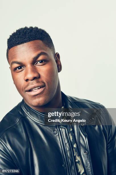 Actor John Boyega is photographed for People Magazine on July 25, 2017 at D23 Expo in Los Angeles, California.