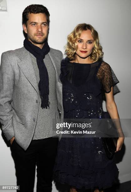 Joshua Jackson and Diane Kruger attend the Dolce & Gabbana and The Cinema Society Celebration for Madonna and the cast of "Filth and Wisdom" at The...