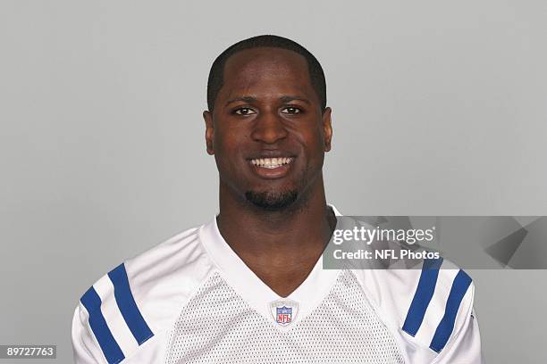 Marlin Jackson of the Indianapolis Colts poses for his 2009 NFL headshot at photo day in Indianapolis, Indiana.