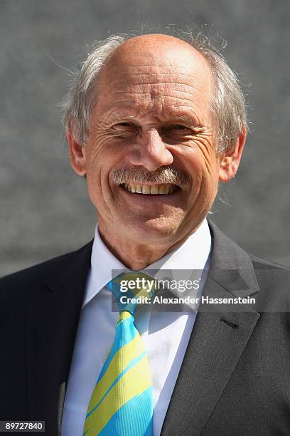 Council members Hansjoerg Wirz of Switzerland poses during a photocall at the IAAF council meeting at the Hotel Intercontinental on August 10, 2009...