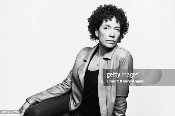 Stephanie Allain is photographed for The Hollywood Reporter on October 28, 2017 in Los Angeles, California.