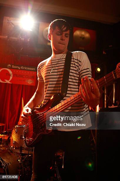 Mark Wilson of Jet performs at Hard Rock Cafe London on August 10, 2009 in London, England.