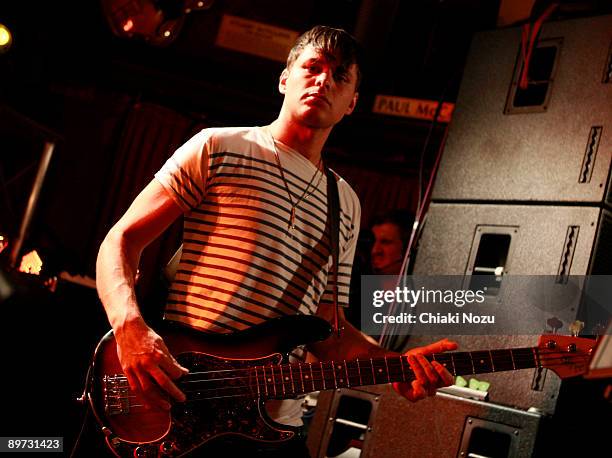 Mark Wilson of Jet performs at Hard Rock Cafe London on August 10, 2009 in London, England.