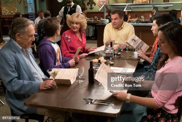 Dinner With The Goldbergs" - Erica warns Geoff about going to dinner with her family to celebrate her birthday, but he insists. Upon arrival, it's...