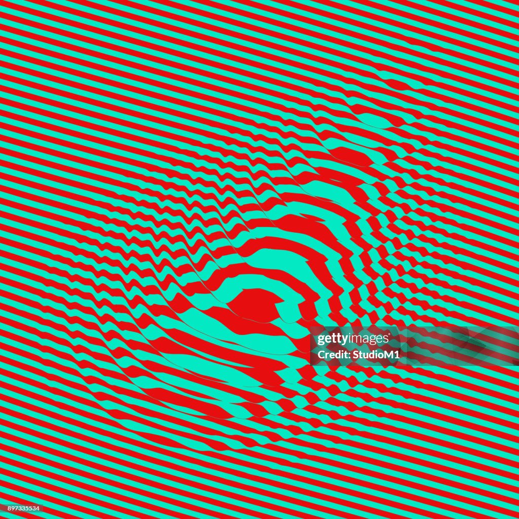 2d Distorting Pattern Waveform Background Dynamic Visual Effect Surface Distortion Pattern ...