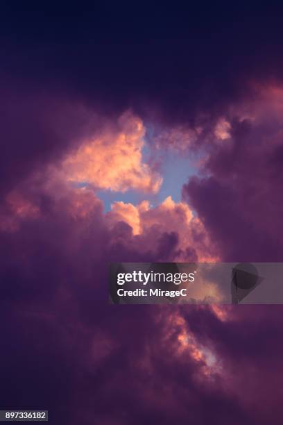 Cloud Typologies: Purple Color Cloud