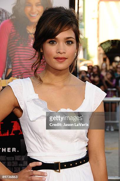 Actress Nicole Gale Anderson attends the premiere of "Bandslam" at Mann Village Theatre on August 6, 2009 in Westwood, Los Angeles, California.