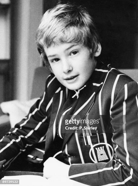 English actor Mark Lester, 1970. His most famous role was that of the title character in the musical film 'Oliver!'.