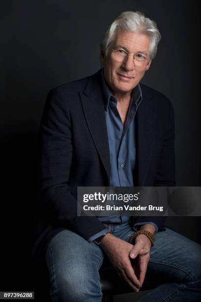 Actor Richard Gere is photographed for Los Angeles Times on November 12, 2017 in Los Angeles, California. PUBLISHED IMAGE. CREDIT MUST READ: Brian...