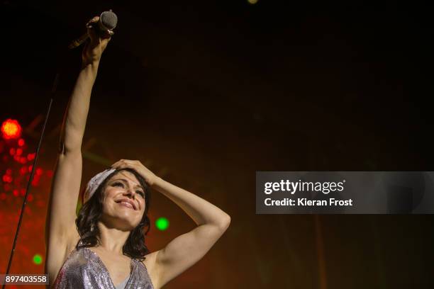 Imelda May performs live at 3Arena Dublin on December 22, 2017 in Dublin, Ireland.