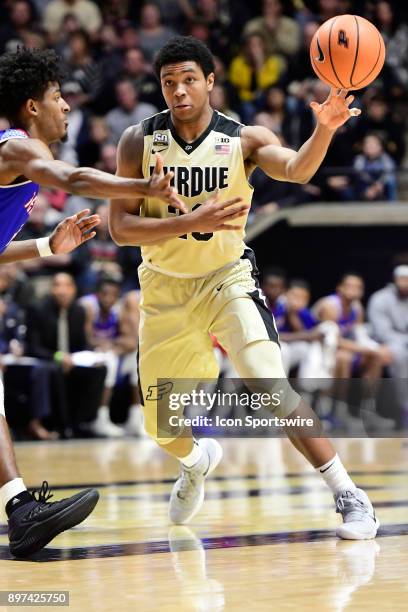 Nojel Eastern guard Purdue University Boilermakers passes the basketball against the Tennessee State University Tigers, Thursday, December 21 Mackey...