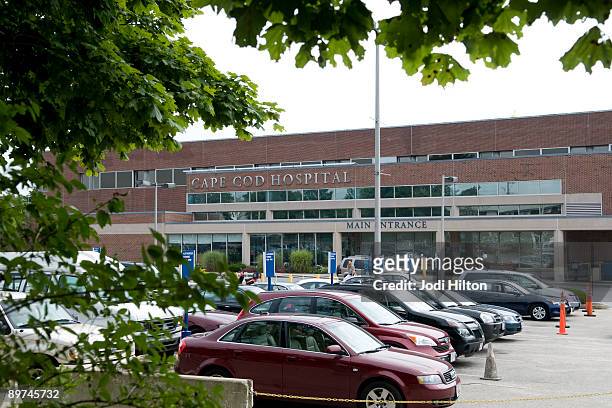 Cape Cod Hospital is seen August 11, 2009 in Hyannis, Masachusetts. Eunice Kennedy Shriver, the sister of U.S. President John F. Kennedy, died at the...