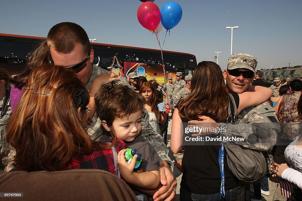 California National Guard Soldiers Return Home From Iraq