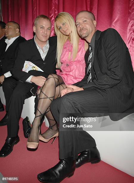 David Pinsky, Paris Hilton and Jason Moore