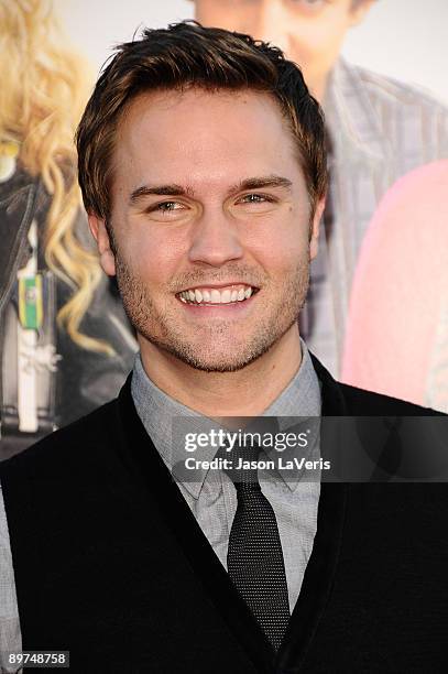 Actor Scott Porter attends the premiere of "Bandslam" at Mann Village Theatre on August 6, 2009 in Westwood, Los Angeles, California.