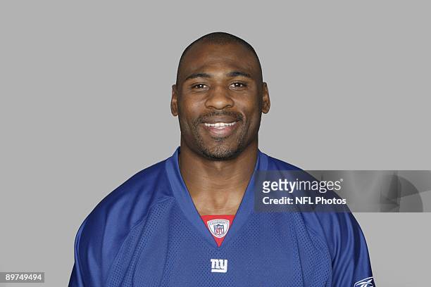 Brandon Jacobs of the New York Giants poses for his 2009 NFL headshot at photo day in East Rutherford, New Jersey.