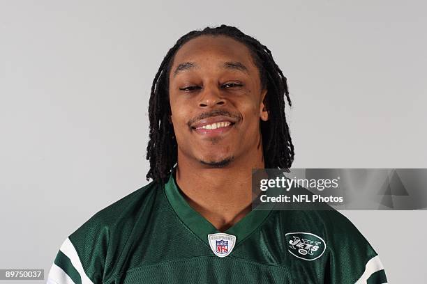 Marquice Cole of the New York Jets poses for his 2009 NFL headshot at photo day in East Rutherford, New Jersey.